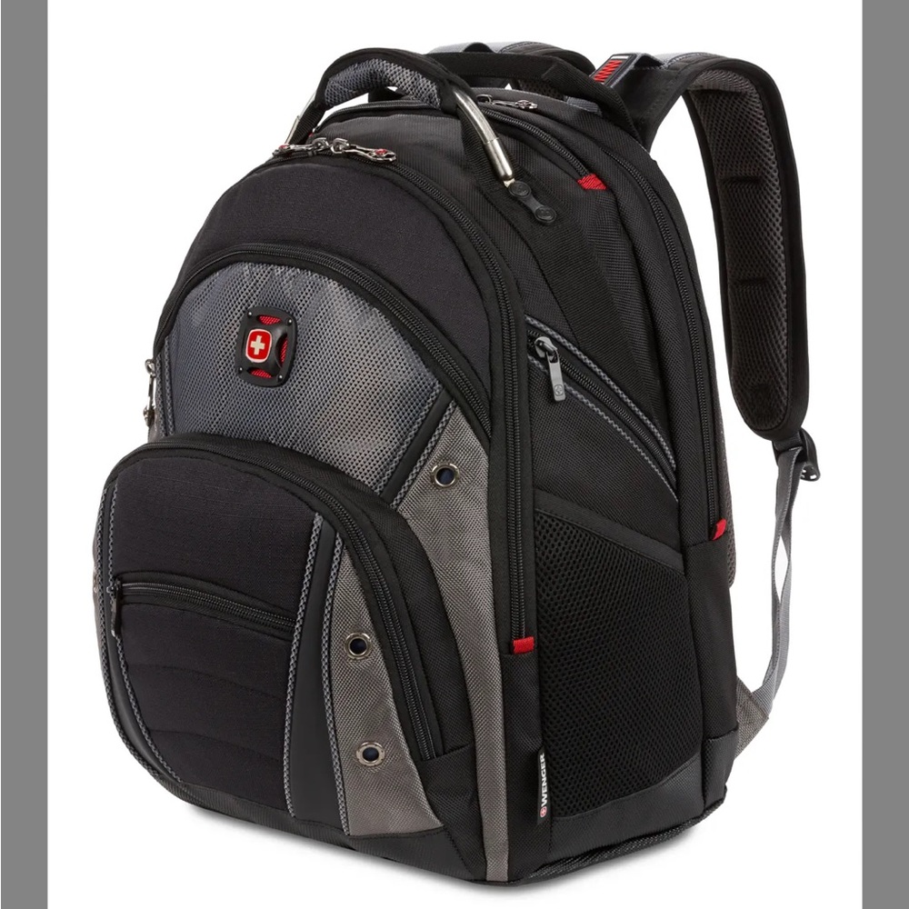 WENGER SYNERGY BLACK GRAY BACKPACK